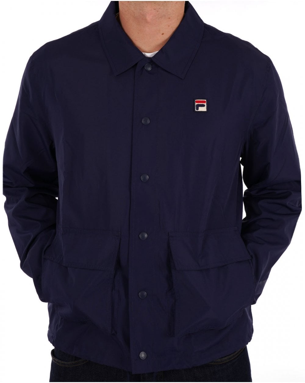 Fila Vintage Bates Coach Jacke Marineblau