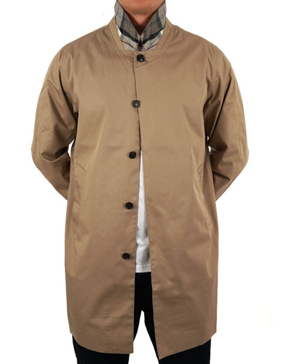 Barbour – Rokig – Wasserdichte Jacke in verwaschenem Stein