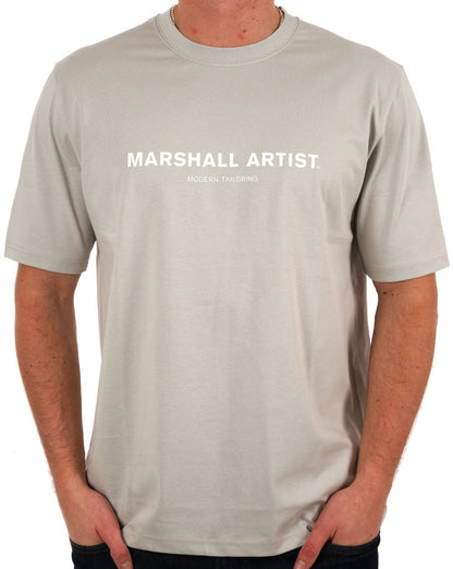 Marshall Artist Coastal Erosion T-Shirt Taubengrau