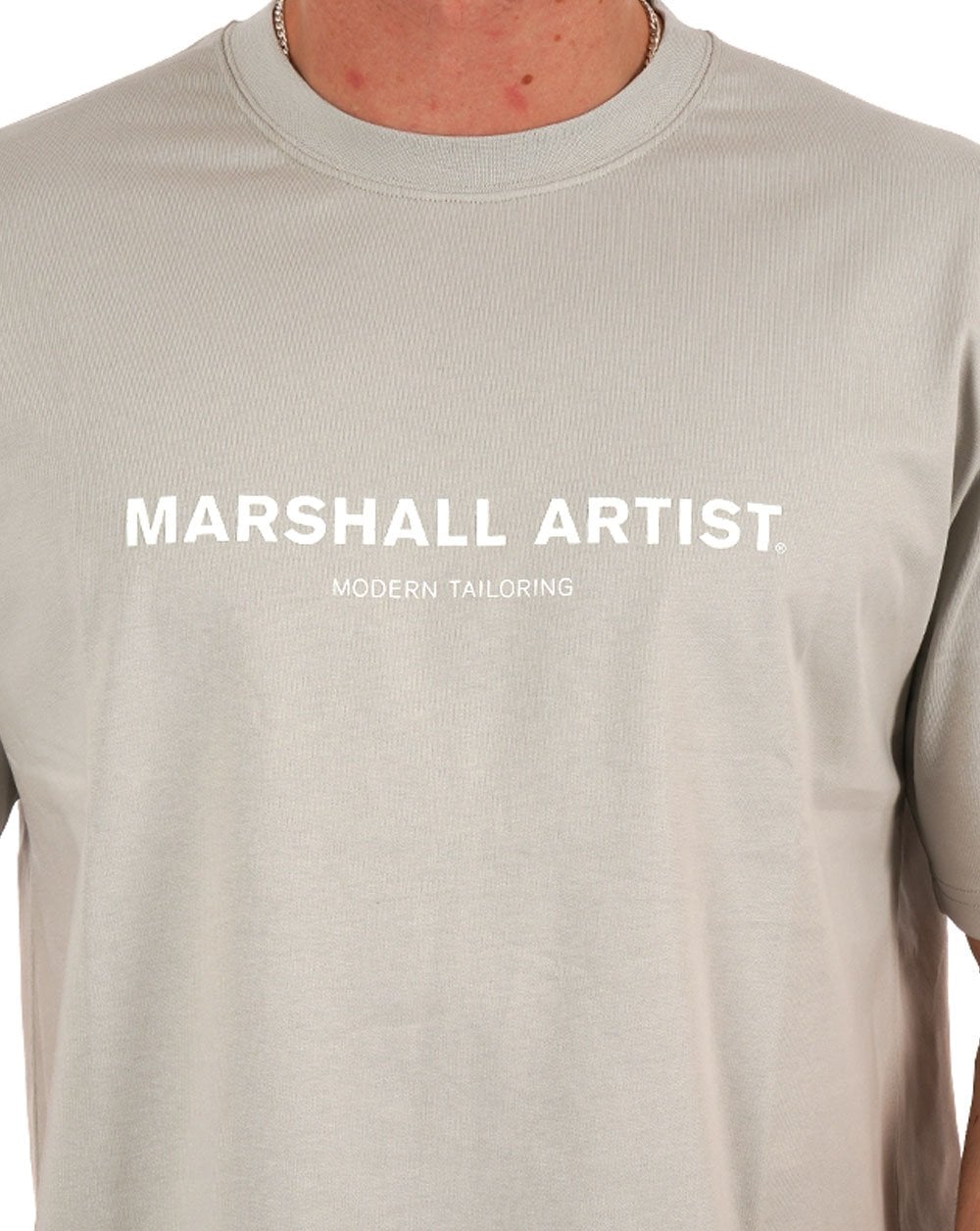Marshall Artist Coastal Erosion T-Shirt Taubengrau