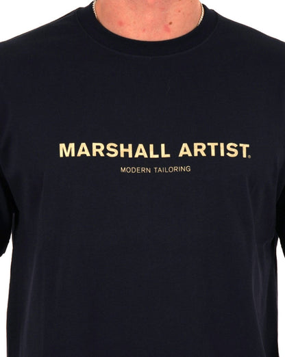 Marshall Artist Coastal Erosion T-Shirt Marineblau