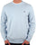 Gant Classic Cotton Crew Neck Jumper Fresh Blue