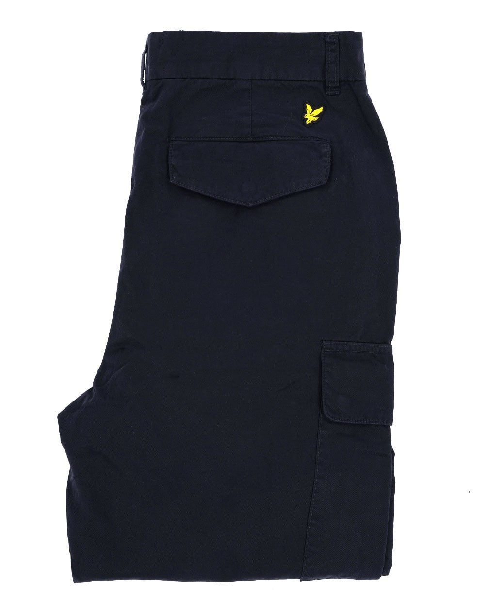 Lyle &amp; Scott – Cargohose mit Taschen in Dunkelmarineblau