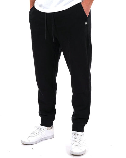Benetton – Schwarze Sweat-Jogginghose