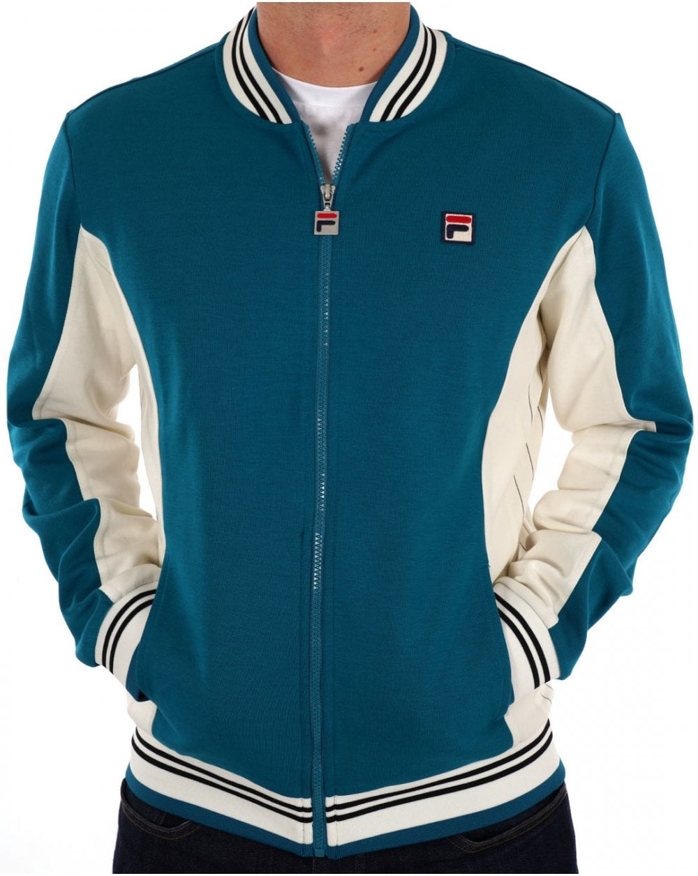 Fila Vintage Mk1 Settanta Trainingsjacke Lagune / Gardenia