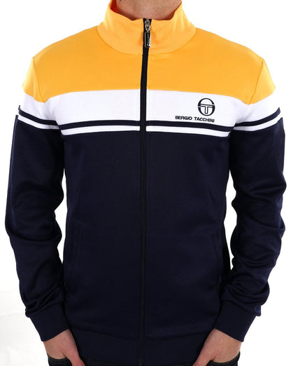 Sergio Tacchini Masters Track Top Marineblau / Weiß / Gelb