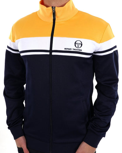 Sergio Tacchini Masters Track Top Marineblau / Weiß / Gelb