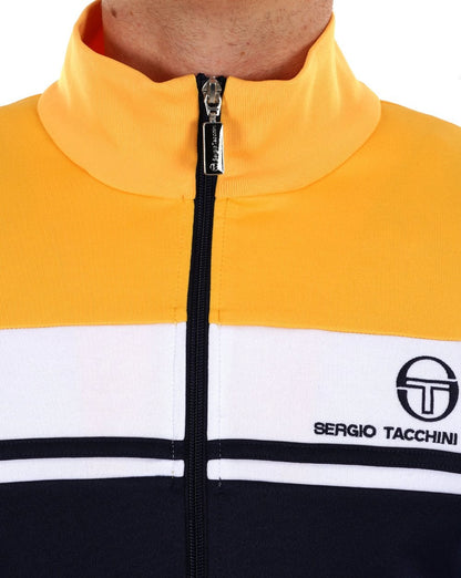 Sergio Tacchini Masters Track Top Marineblau / Weiß / Gelb