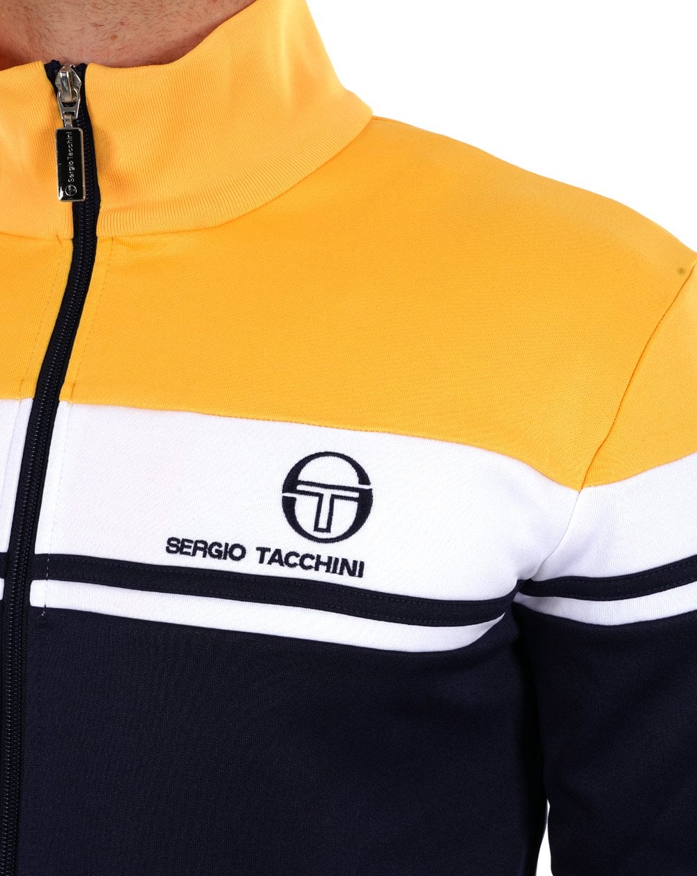 Sergio Tacchini Masters Track Top Marineblau / Weiß / Gelb