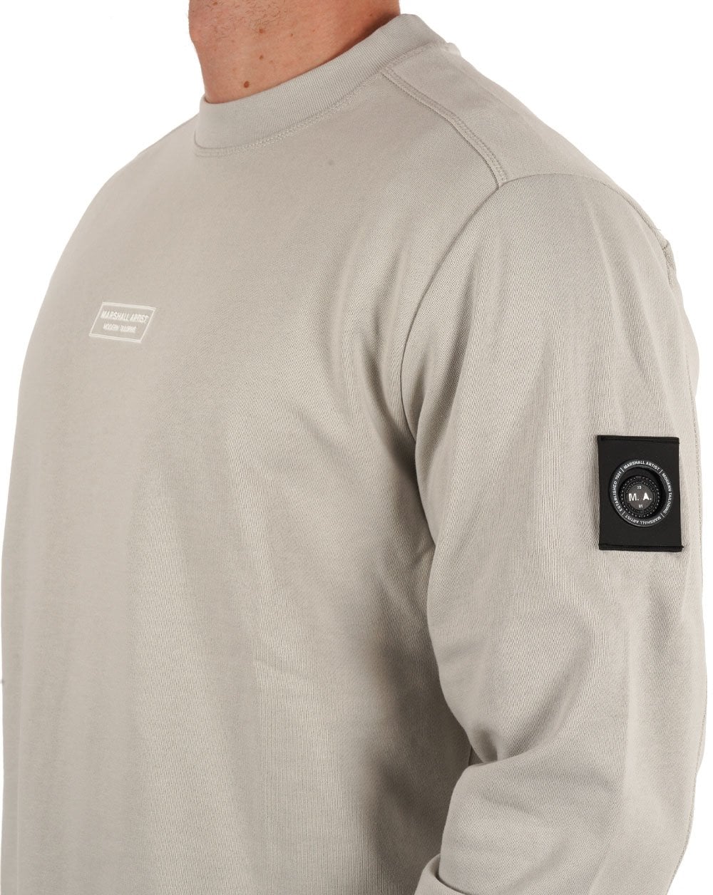 Marshall Artist Siren Crew Sweatshirt Taubengrau