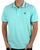 Marshall Artist Tipped Polo Shirt Aqua