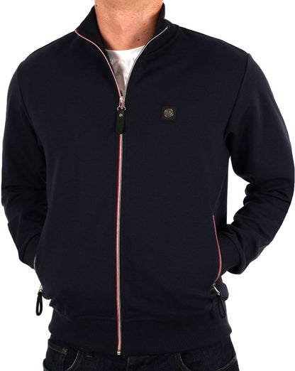 Trojan Chrome Zip Plain Trainingsjacke, Marineblau