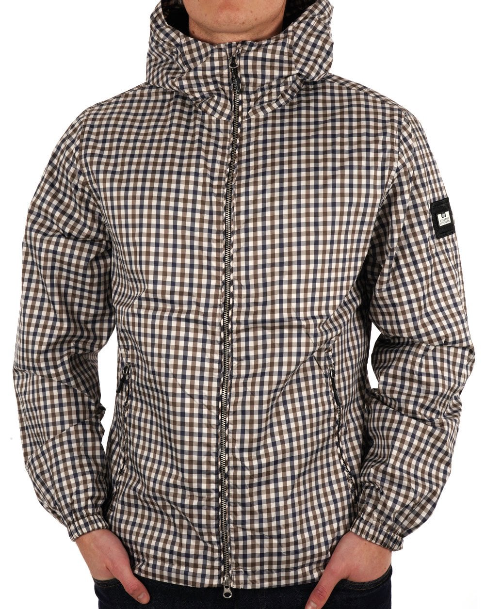 Weekend Offender – Windjacke mit Campania-Karomuster, Mid House-Karomuster