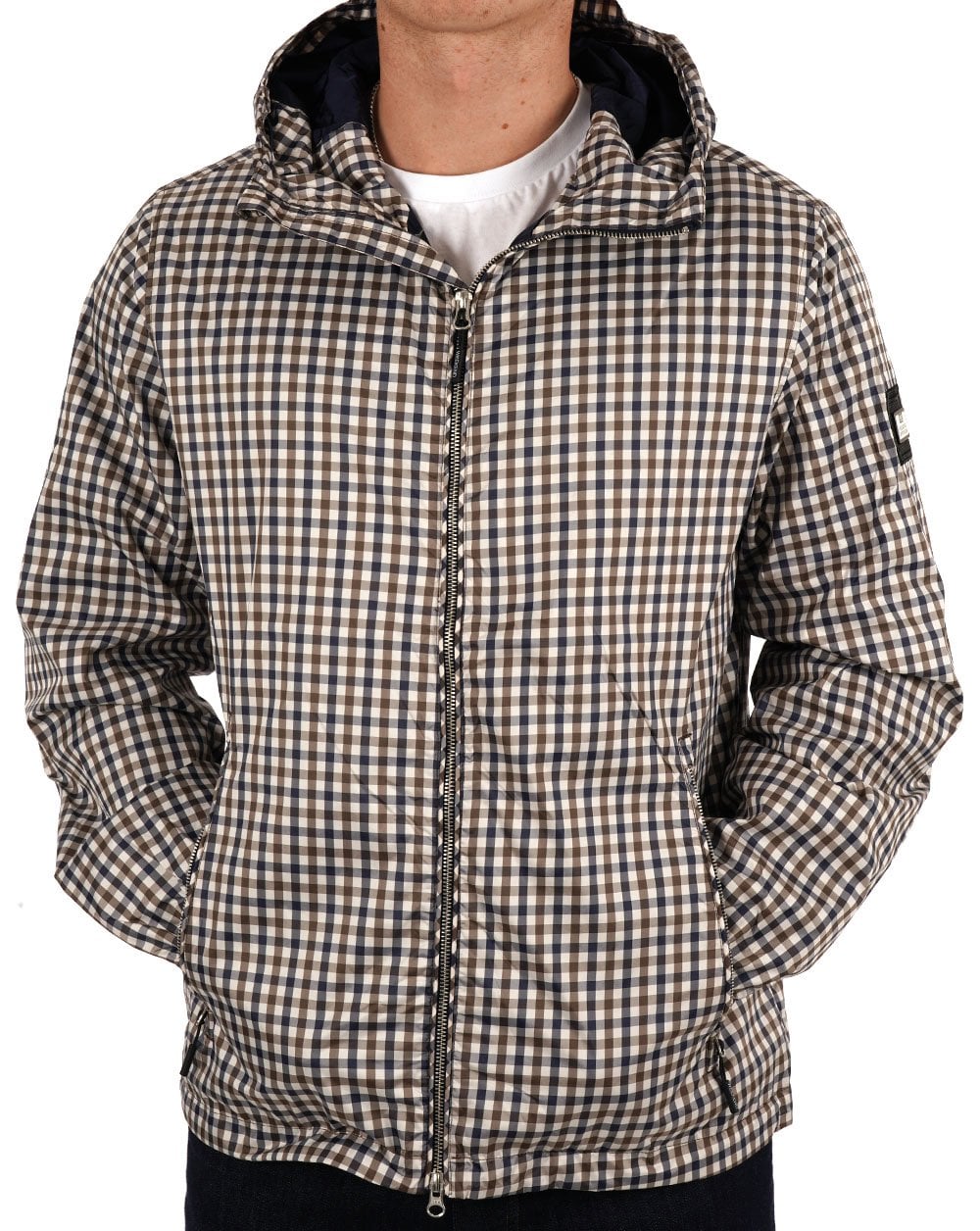 Weekend Offender – Windjacke mit Campania-Karomuster, Mid House-Karomuster