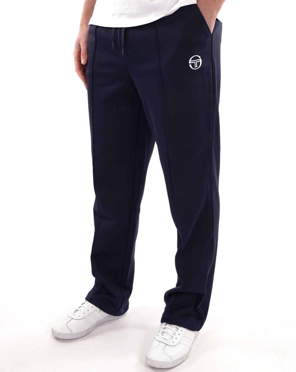 Sergio Tacchini – Trainingshose mit geradem Bein, Marineblau