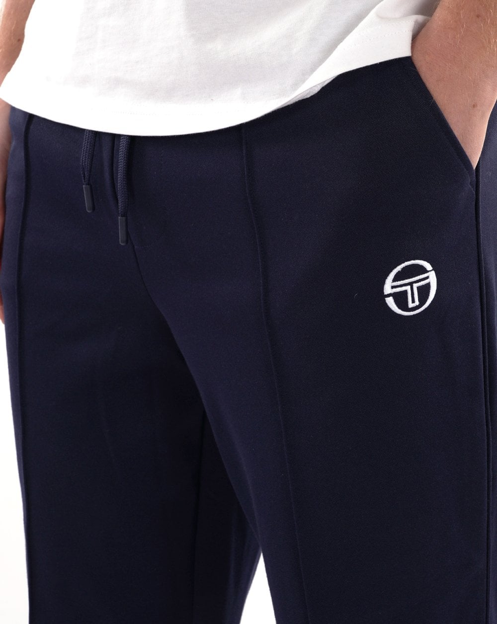Sergio Tacchini – Trainingshose mit geradem Bein, Marineblau