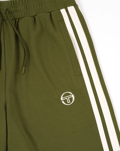 Sergio Tacchini Gestreifte Freizeitshorts Khaki/Gardenia