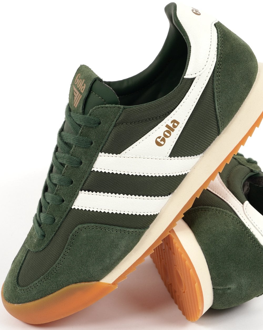 Gola Europa Sneakers Evergreen/Weiß