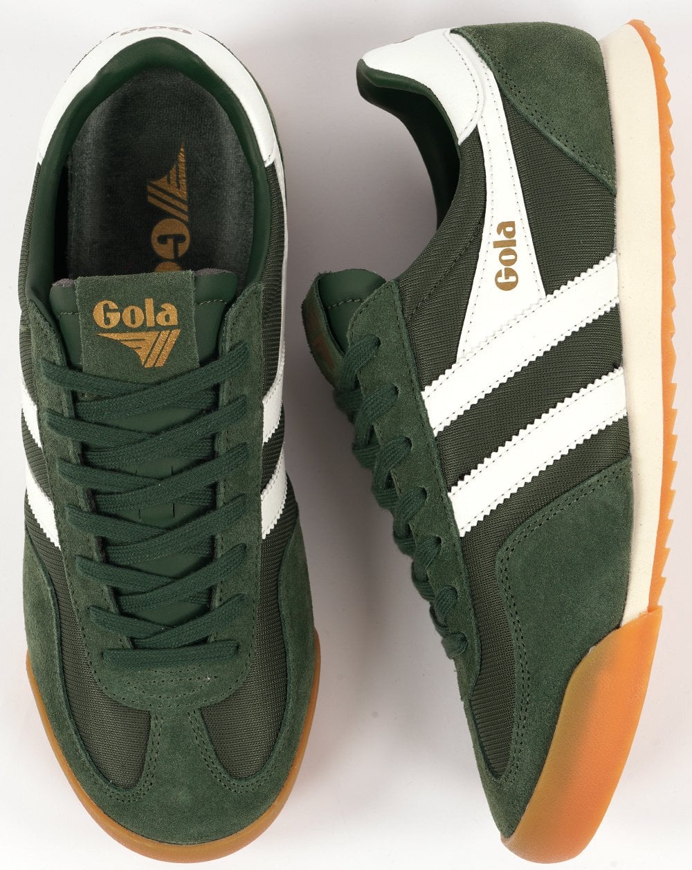 Gola Europa Sneakers Evergreen/Weiß