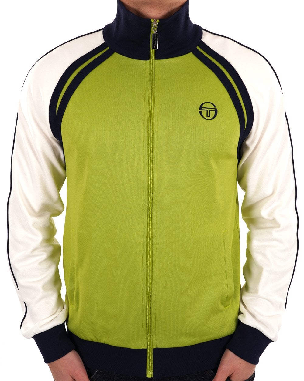 Sergio Tacchini Ghibli Track Top Grün/Gardenia