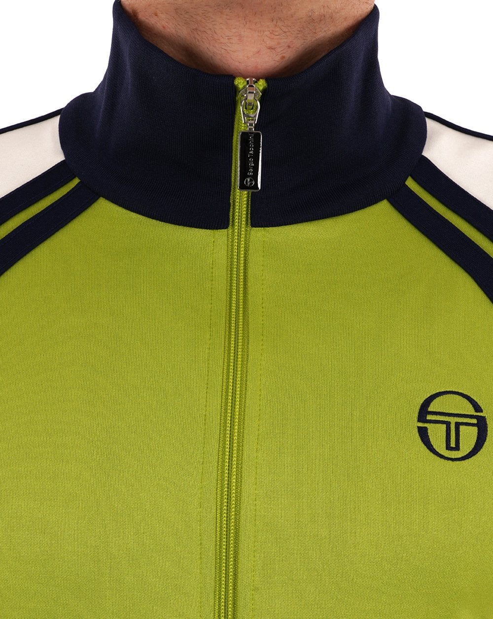 Sergio Tacchini Ghibli Track Top Grün/Gardenia