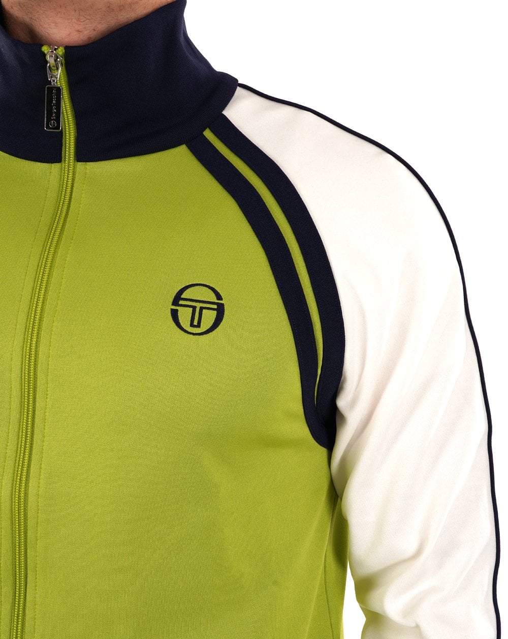Sergio Tacchini Ghibli Track Top Grün/Gardenia