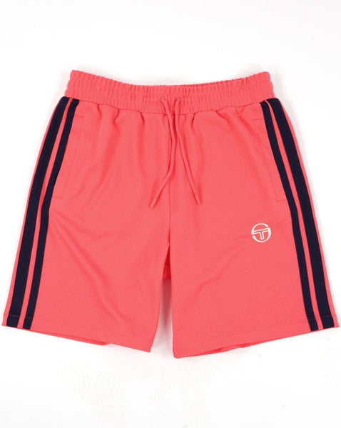 Sergio Tacchini Striped Casual Shorts Dubarry/Navy Blue