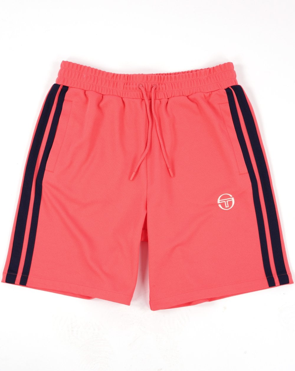Sergio Tacchini Gestreifte Freizeitshorts Dubarry/Marineblau