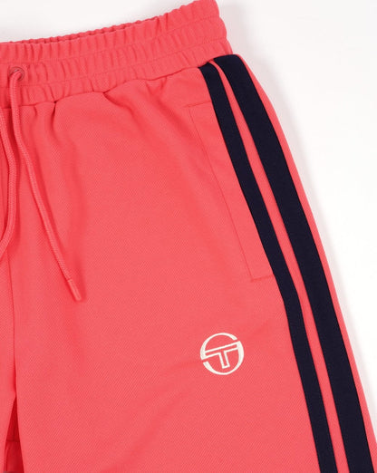 Sergio Tacchini Gestreifte Freizeitshorts Dubarry/Marineblau