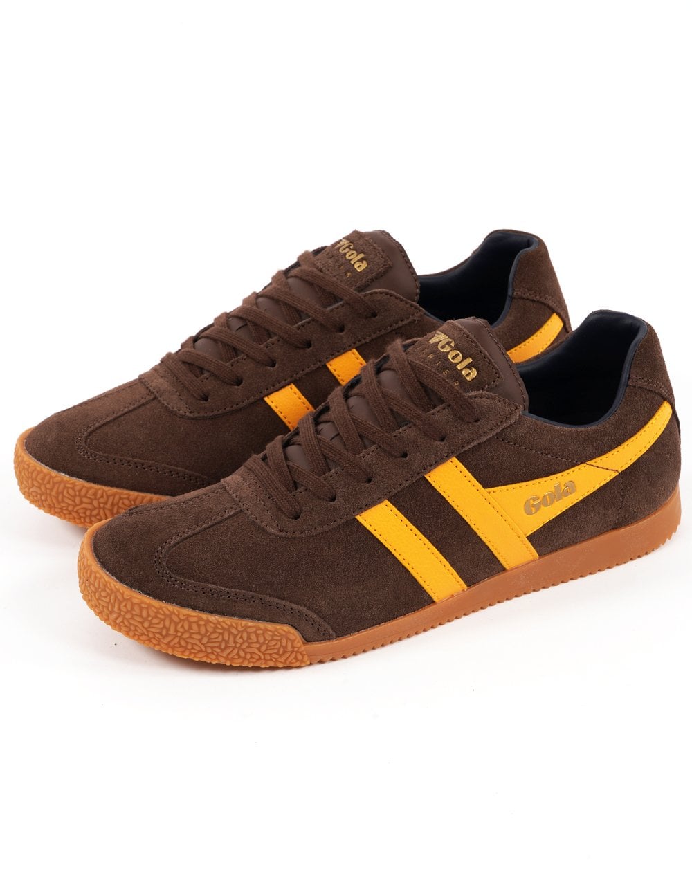 Gola Harrier Wildleder-Sneaker Kaffee/Sonne