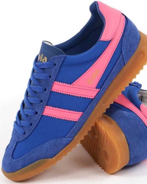 Gola Women's Tornado Trainers Sapphire / Fluro Pink