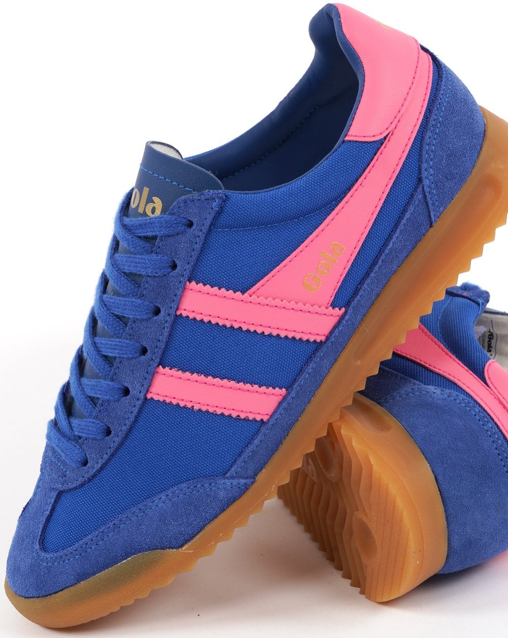 Gola Tornado Sneaker für Damen, Saphir/Fluorrosa
