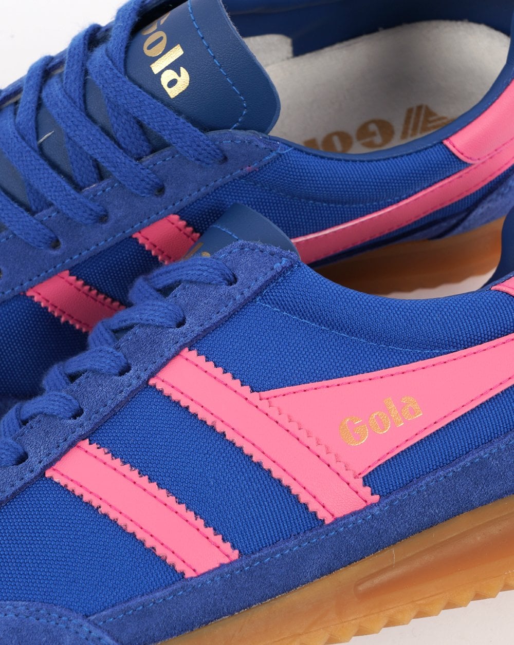 Gola Tornado Sneaker für Damen, Saphir/Fluorrosa