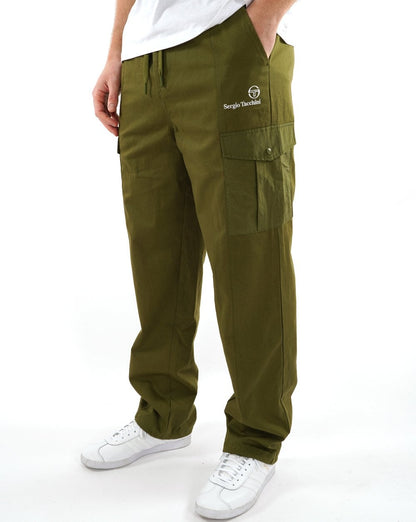 Sergio Tacchini Canvas Cargohose Khaki