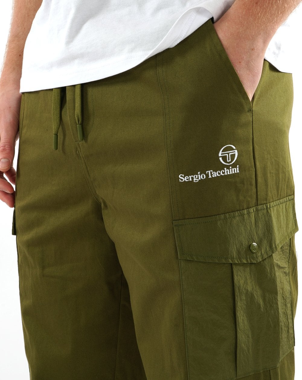 Sergio Tacchini Canvas Cargohose Khaki