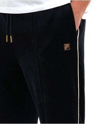 Fila Gold Sims Velours Trainingshose Schwarz