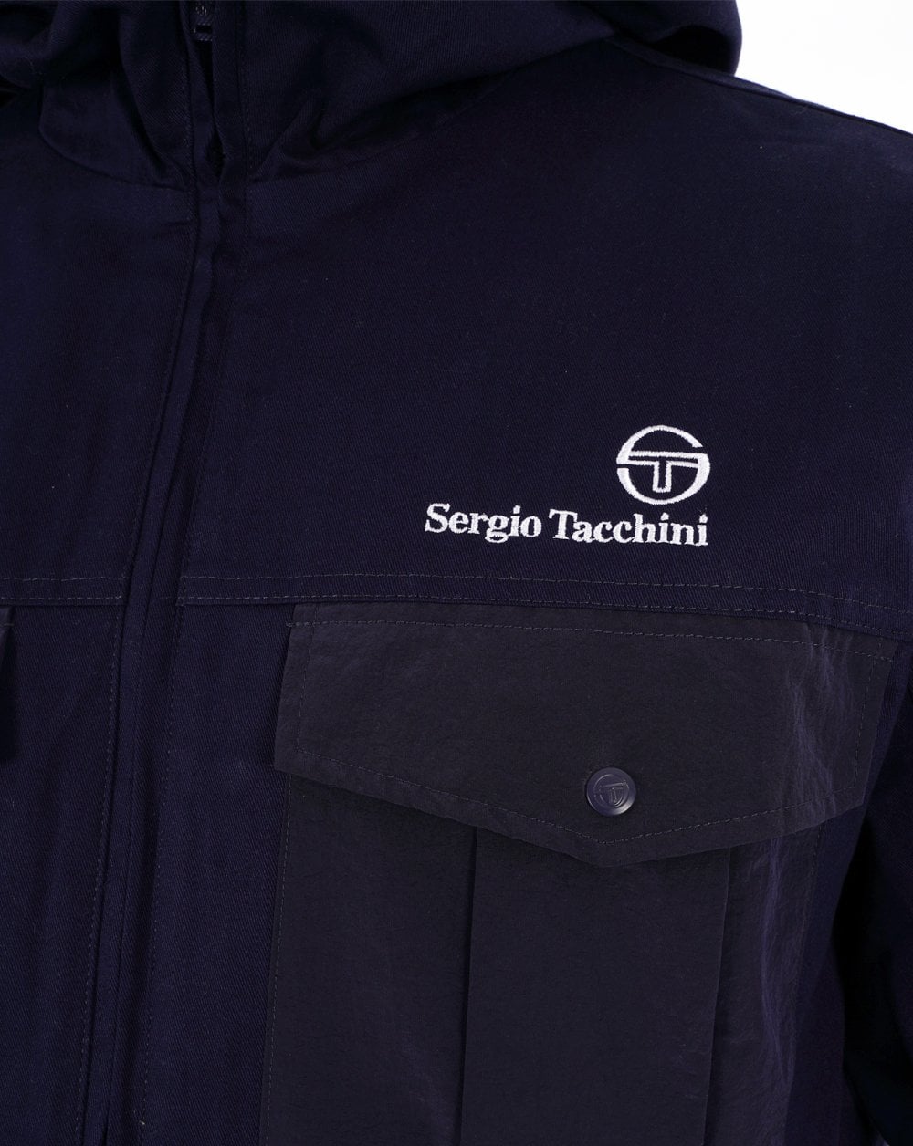 Sergio Tacchini Canvas Mix Jacke Marineblau