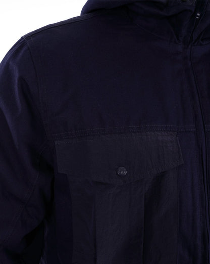 Sergio Tacchini Canvas Mix Jacke Marineblau