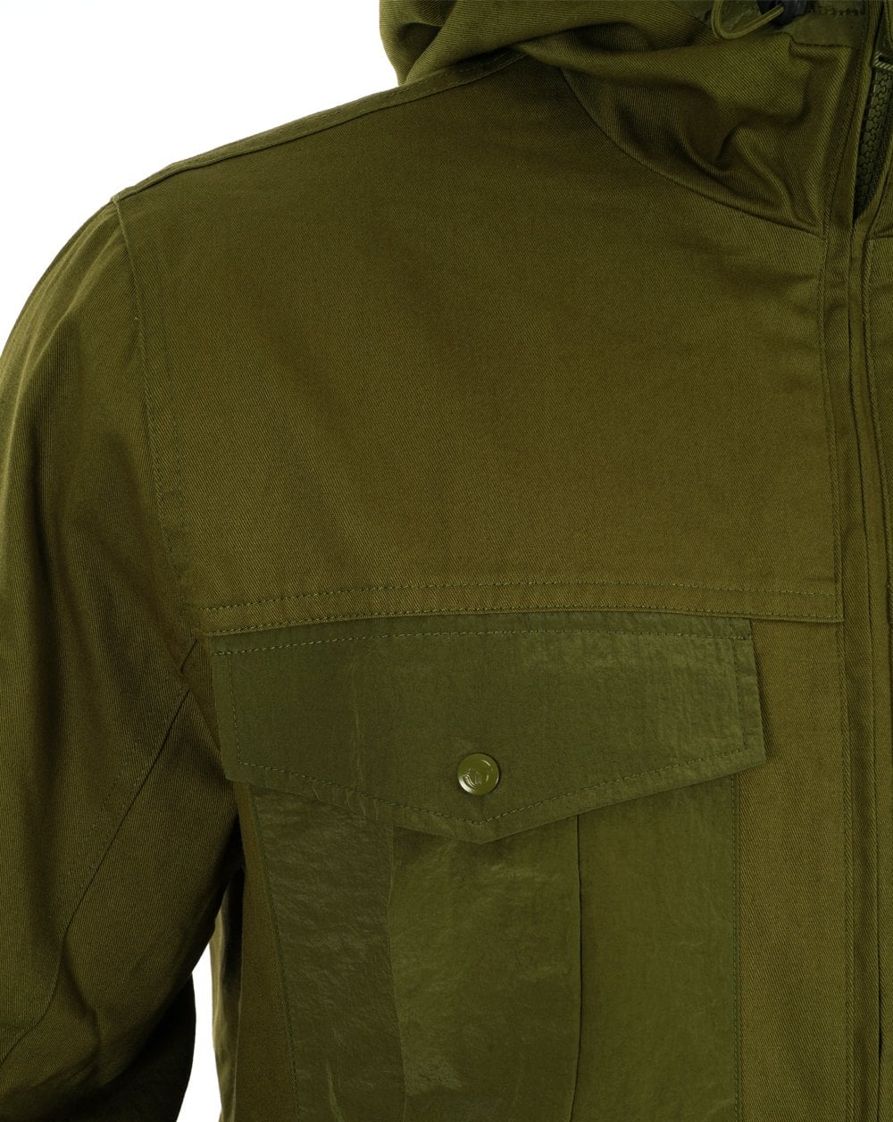 Sergio Tacchini Canvas Mix Jacke Khaki