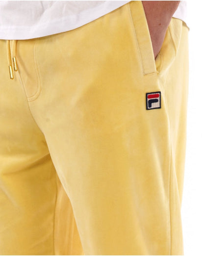 Fila Vintage Eddie Velours Trainingshose Hellgelb