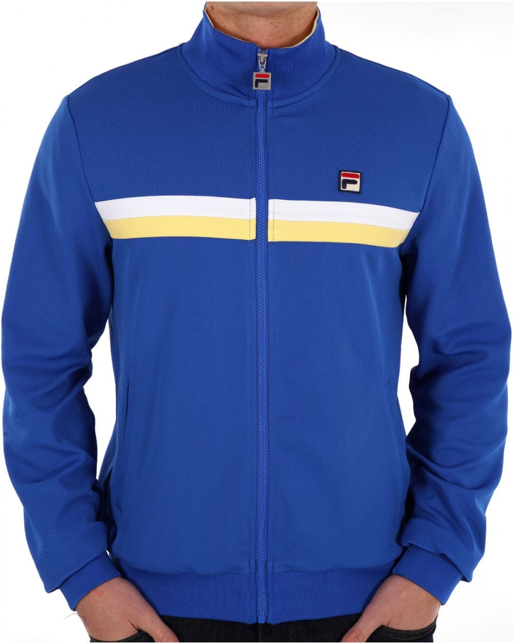 Fila Vintage Duo Chest Track Top Türkisches Meer