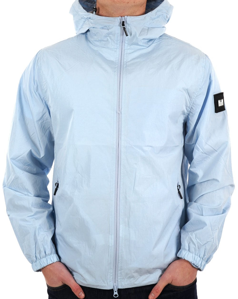 Weekend Offender Technikerjacke Himmelblau