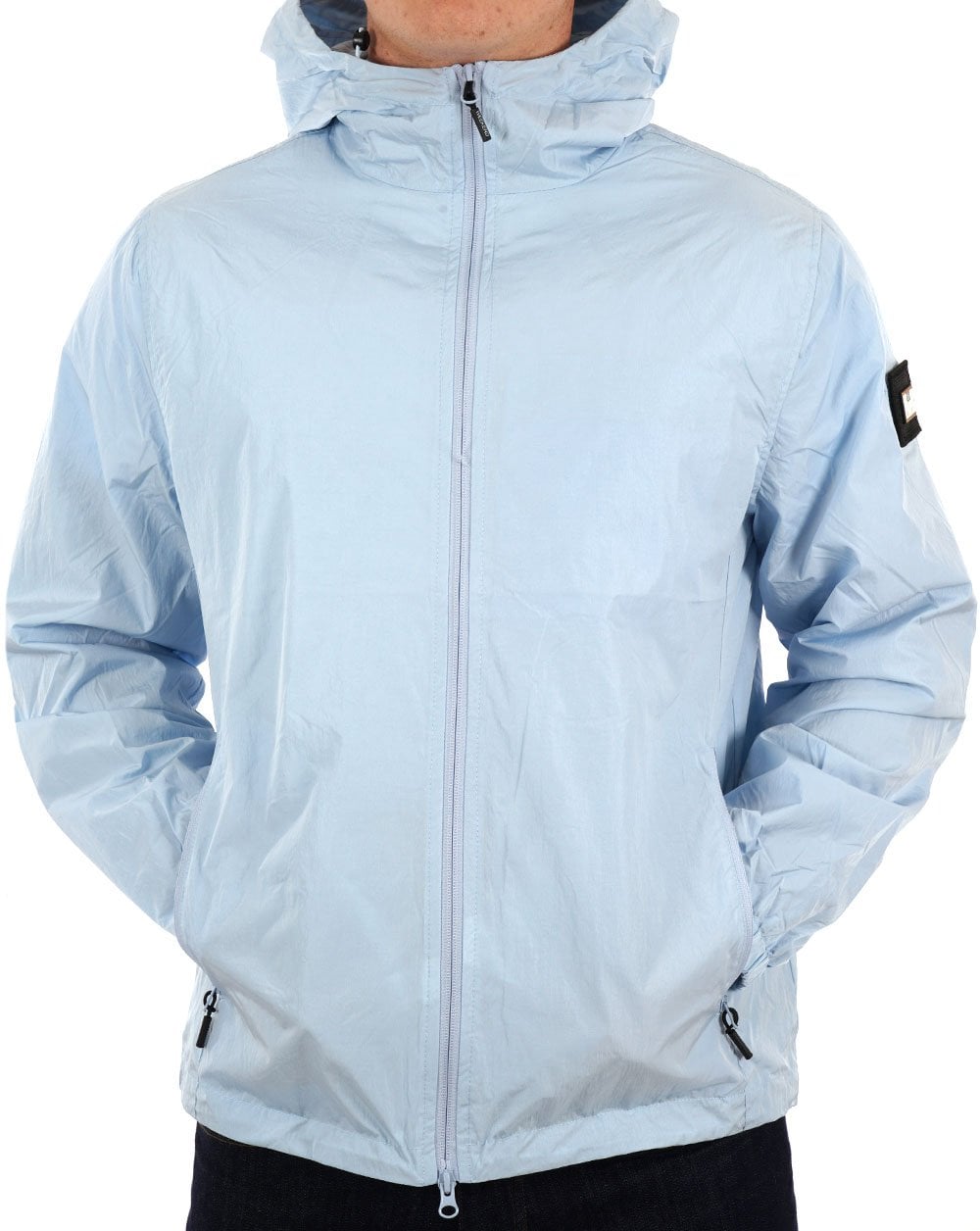 Weekend Offender Technikerjacke Himmelblau