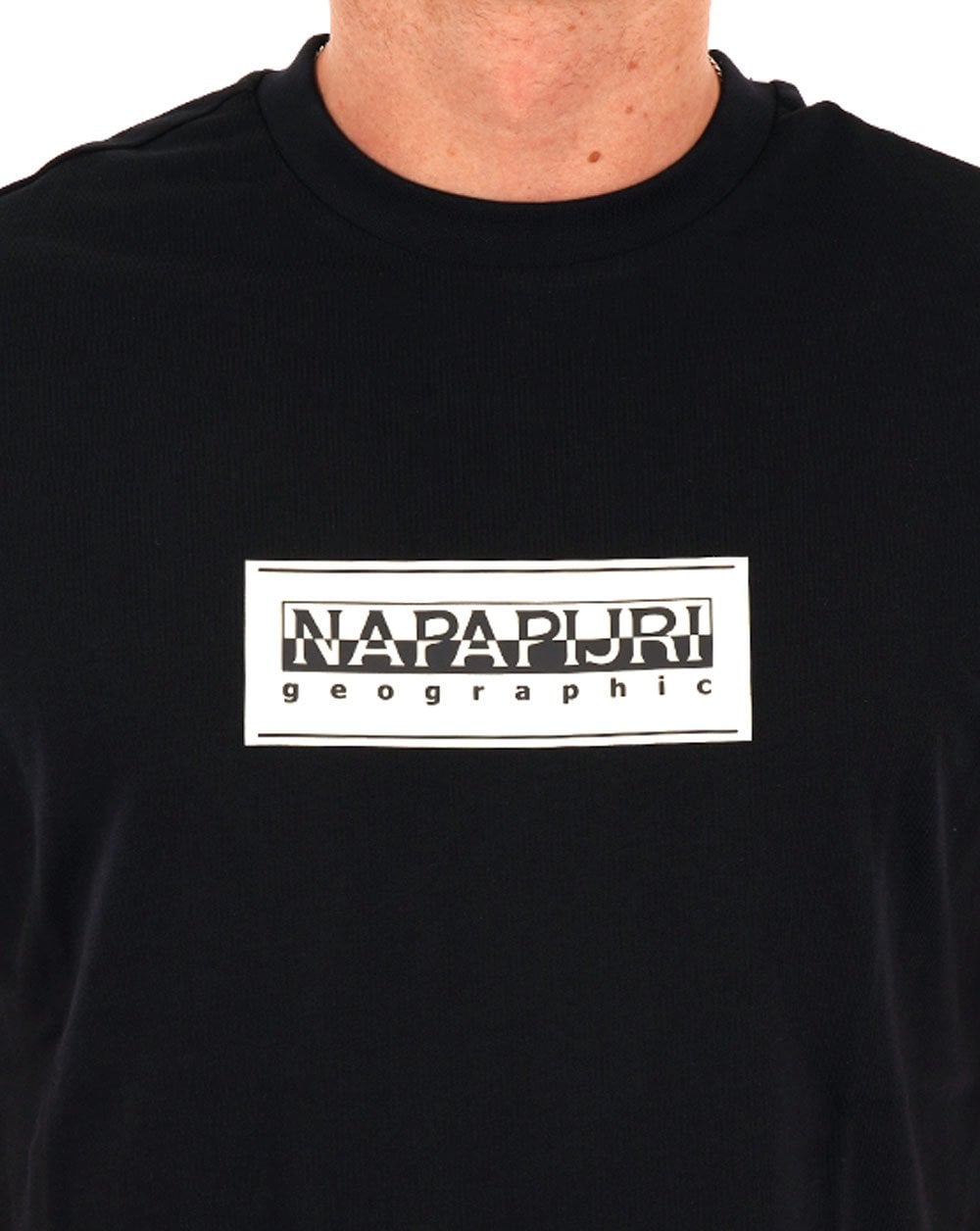 Napapijri Box Logo T-Shirt Schwarz