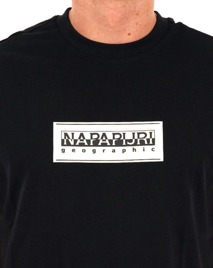 Napapijri Box Logo T-Shirt Schwarz