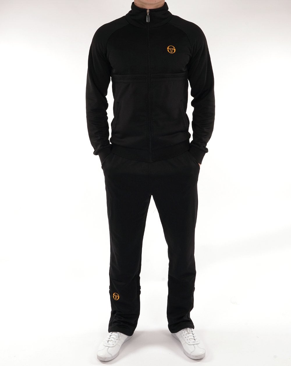 Sergio Tacchini Masters Track Top Black Gold