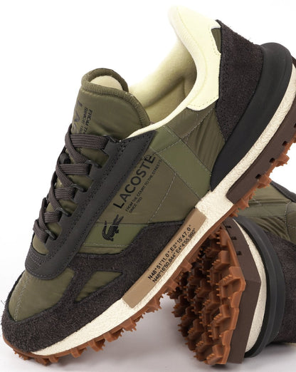 Lacoste Elite Active Sneaker Khaki/Dunkelgrün