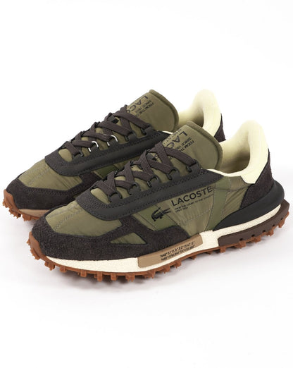 Lacoste Elite Active Sneaker Khaki/Dunkelgrün