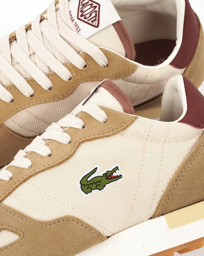 Lacoste Partner 70er-Sneaker Off-White/Burgund