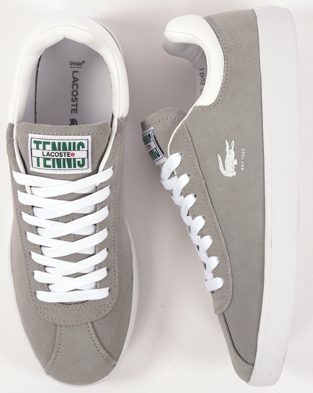 Lacoste Baseshot Sneaker Grau/Weiß